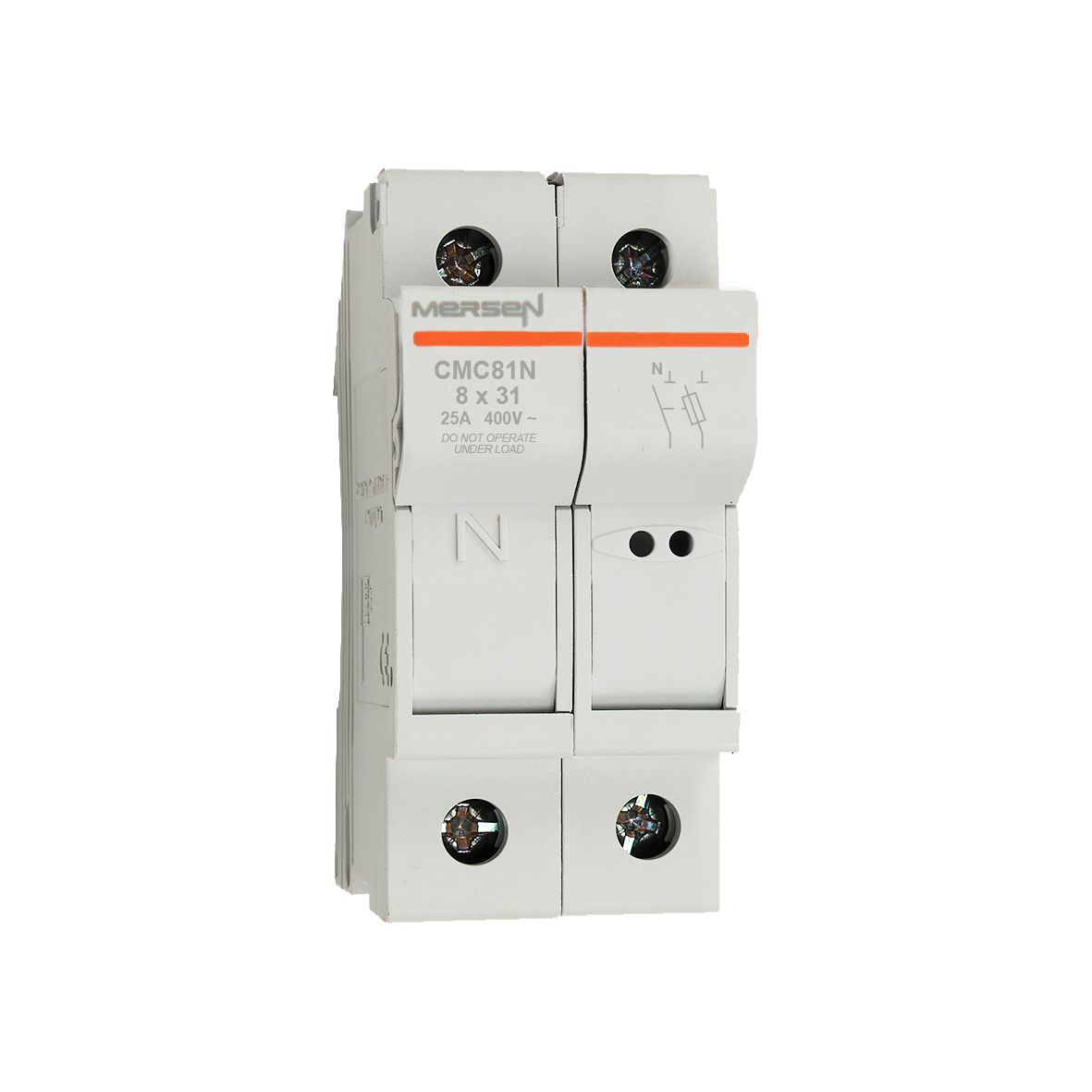 P1062682 - CMC8 modular fuse holder, IEC, 1P+N, 8x32, DIN rail mounting, IP20